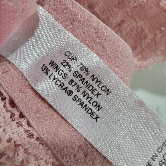 Victoria’s Secret Dream Angels Demi Bra In Satin 36C Pink - Picture 5 of 5